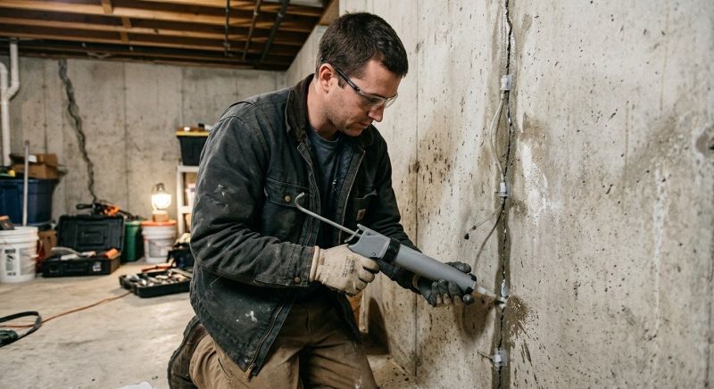 Basement Crack Repair in Brainerd, MN