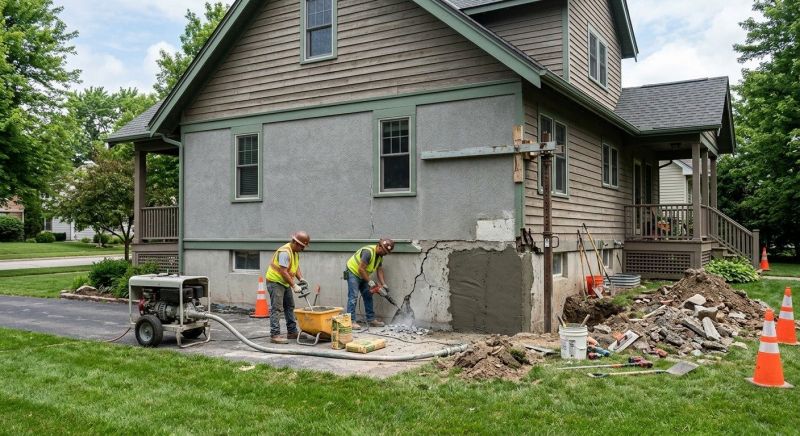 Building Foundation Repair in Crosby, MN