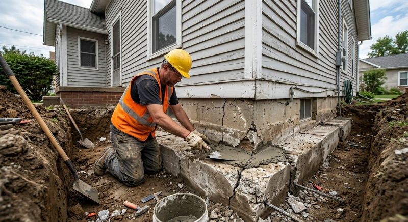 Building Foundation Repair in Garrison, MN