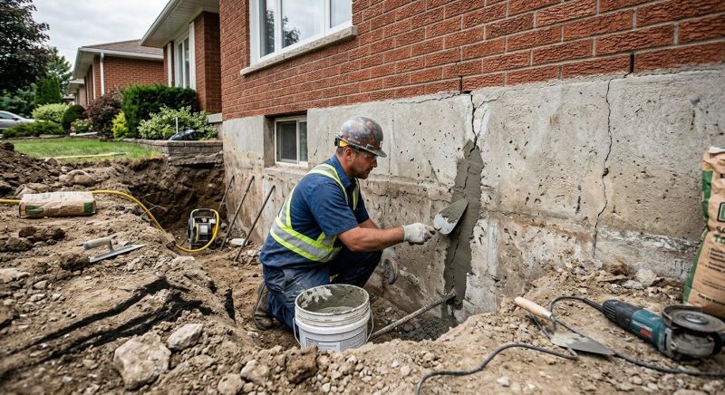 Building Foundation Repair in Merrifield, MN