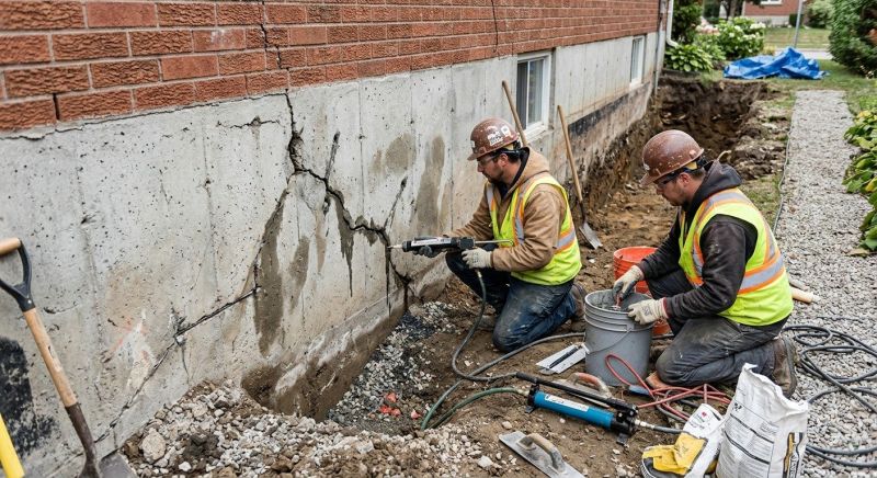 Cracked Foundation Repair in Crosslake, MN