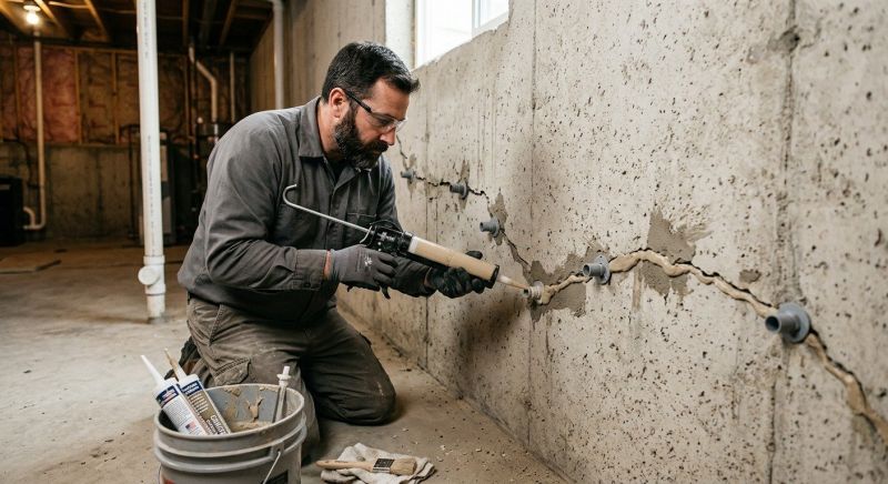 Cracked Foundation Repair in Garrison, MN