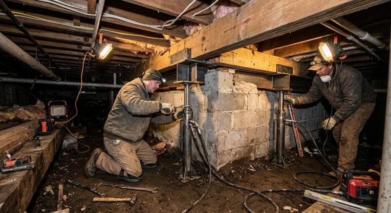 Crawlspace Foundation Repair in Aitkin, MN