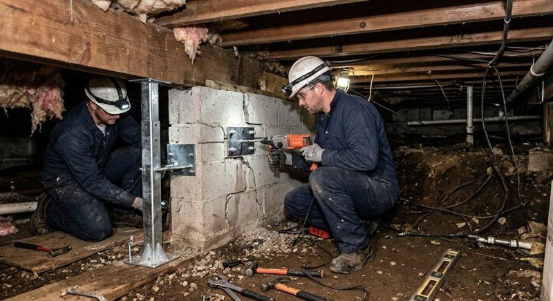 Crawlspace Foundation Repair in Cushing, MN