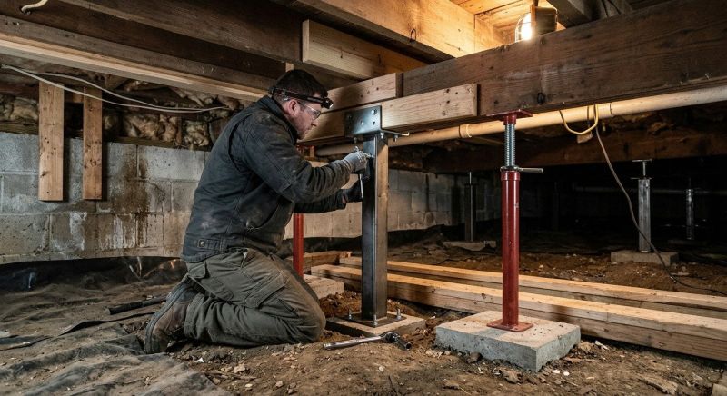 Crawlspace Structural Repair in Brainerd, MN