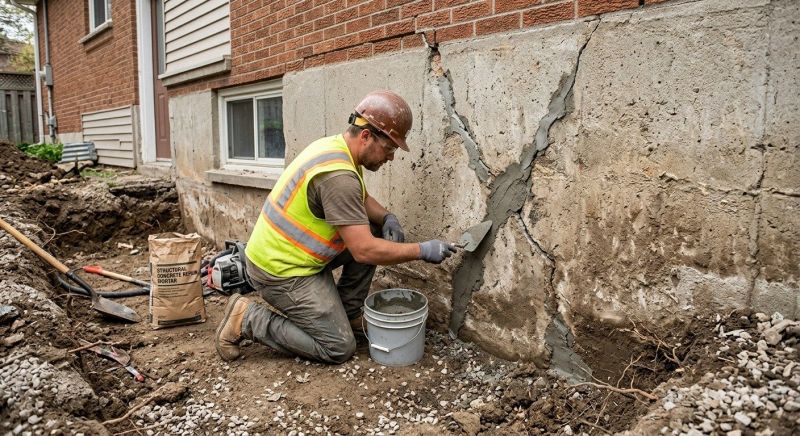Foundation Crack Repair in Deerwood, MN