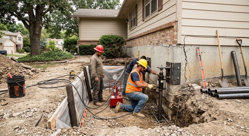 Foundation Damage Repair in Cushing, MN