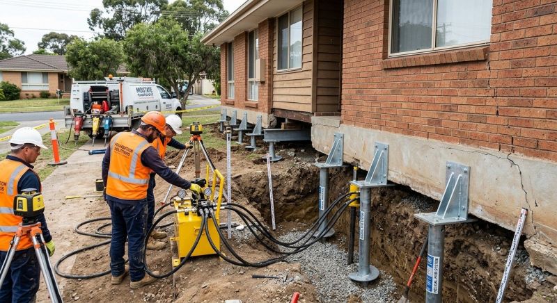 Foundation Jacking in Crosby, MN