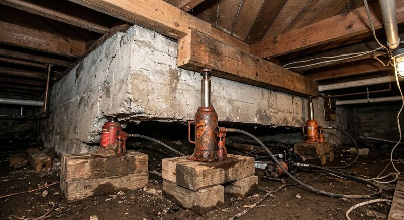 Foundation Jacking in Deerwood, MN