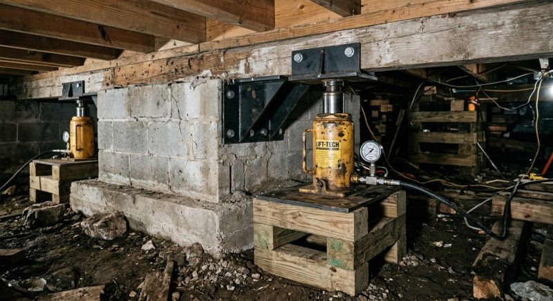 Foundation Jacking in Garrison, MN