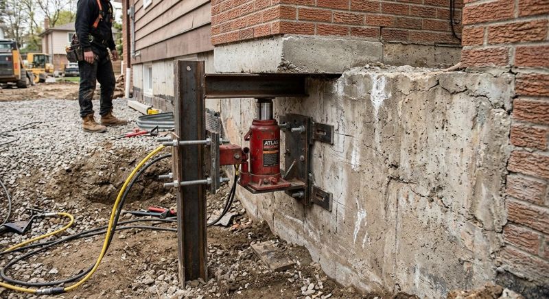 Foundation Jacking in Merrifield, MN