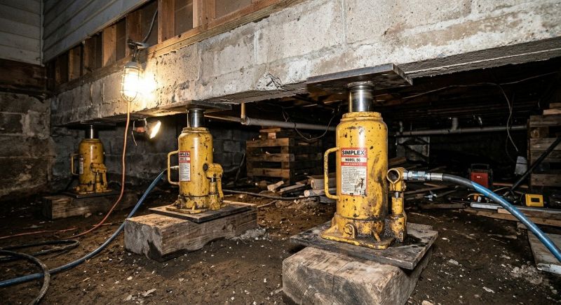 Foundation Jacking in Nisswa, MN