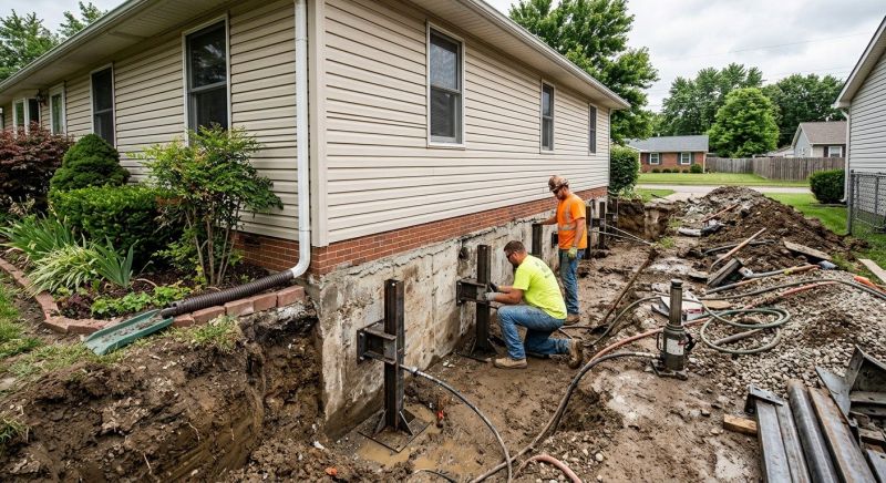 Foundation Stabilizing in Merrifield, MN
