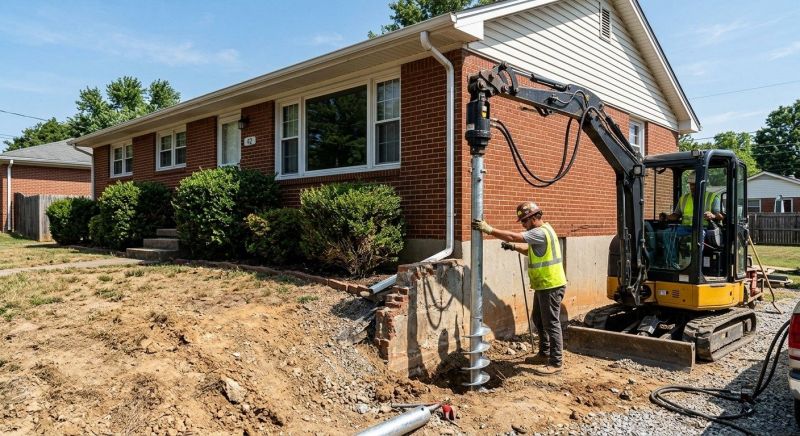Helical Pile Installation in Brainerd, MN