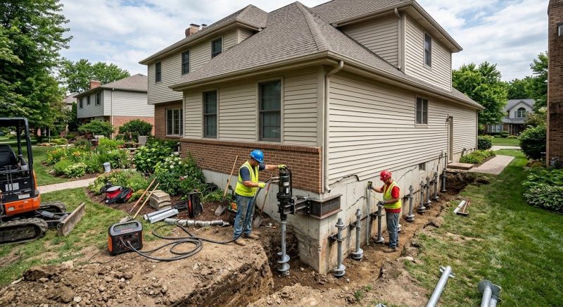 Helical Pile Installation in Brainerd, MN