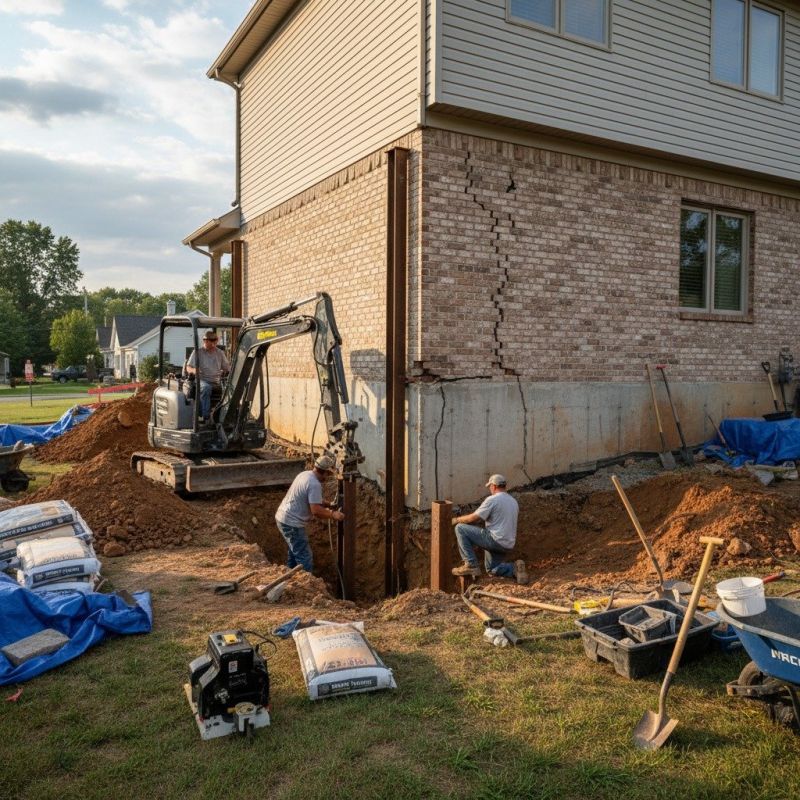 Home Foundation Repair in Merrifield, MN