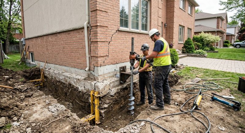 Sinking Foundation Repair in Aitkin, MN