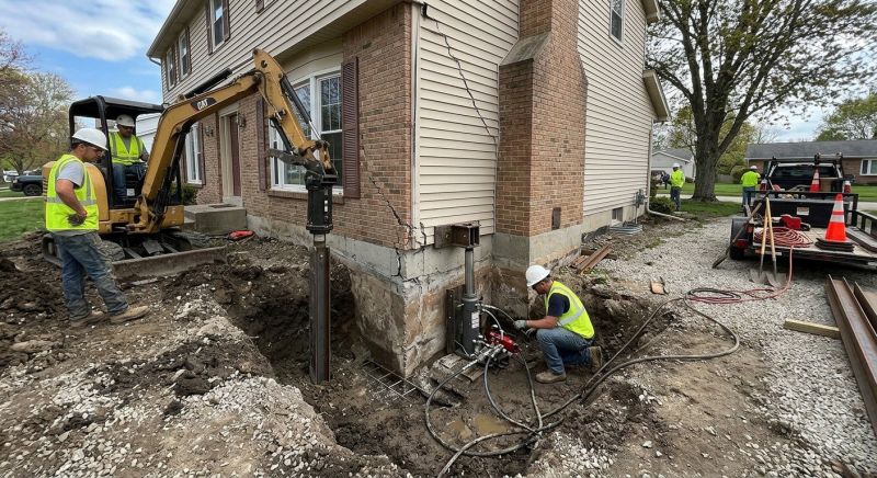 Sinking Foundation Repair in Baxter, MN