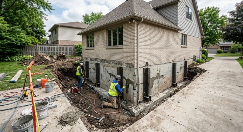 Sinking Foundation Repair in Crosslake, MN