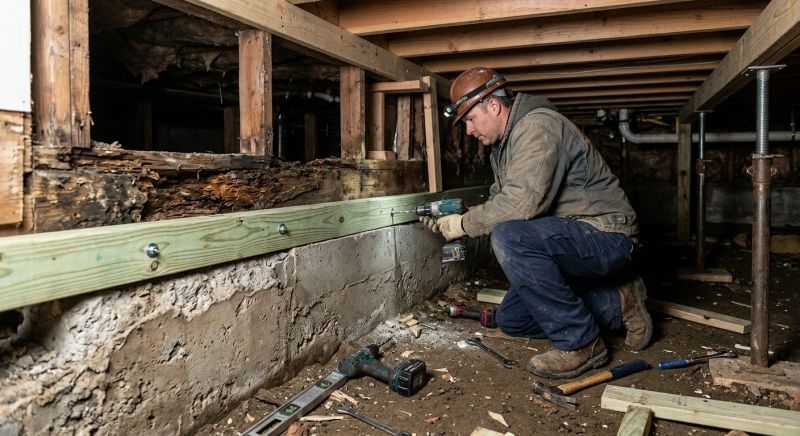 Slab Foundation Repair in Brainerd, MN